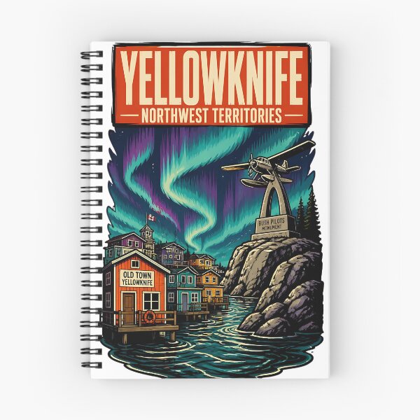 Item preview, Yellowknife, Northwest Territories Canada Vintage Travel Tourism Souvenir designed and sold by TravelersGems.
