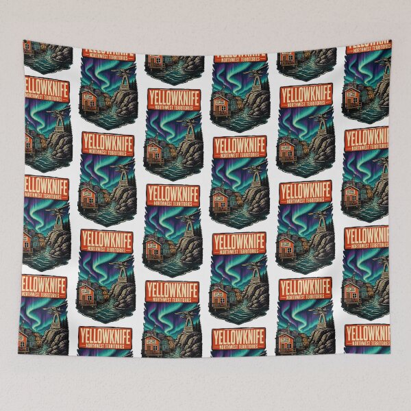 Item preview, Yellowknife, Northwest Territories Canada Vintage Travel Tourism Souvenir designed and sold by TravelersGems.