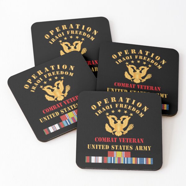 Item preview, Army - IRAQI FREEDOM Veteran - Combat Veteran designed and sold by Military Insignia Products.