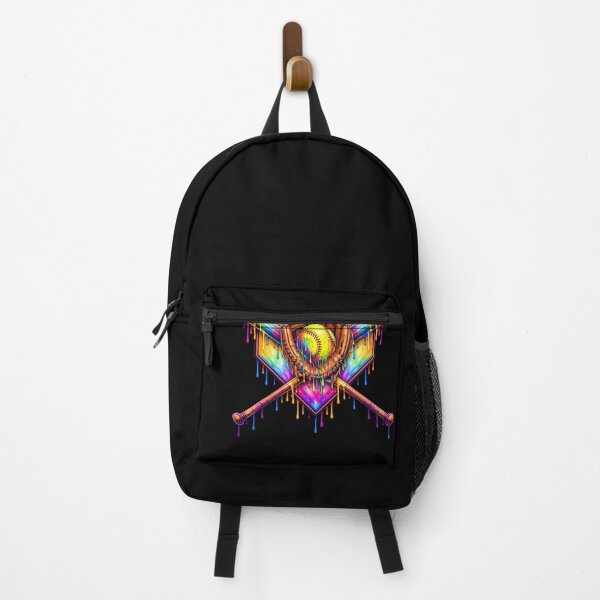 Item preview, Copy of Baseball Drip Art Rainbow Ball and Bats Design designed and sold by ayion.