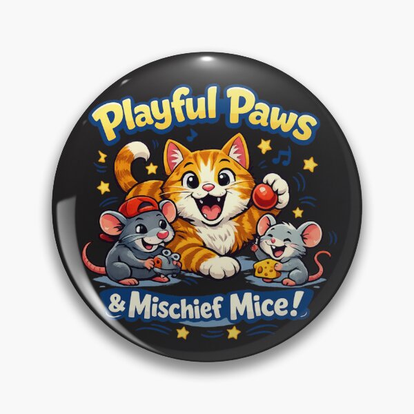 Item preview, Playful Cat Rat Mouse Trio – Funny Animal Friendship Quote Design designed and sold by EdgeSphere.