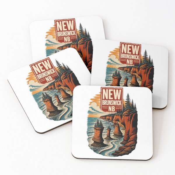 Item preview, New Brunswick Canada Vintage Travel Tourism Souvenir designed and sold by TravelersGems.