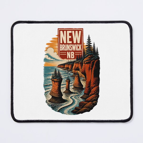 Item preview, New Brunswick Canada Vintage Travel Tourism Souvenir designed and sold by TravelersGems.