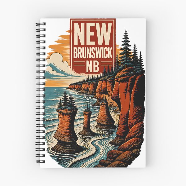 Item preview, New Brunswick Canada Vintage Travel Tourism Souvenir designed and sold by TravelersGems.