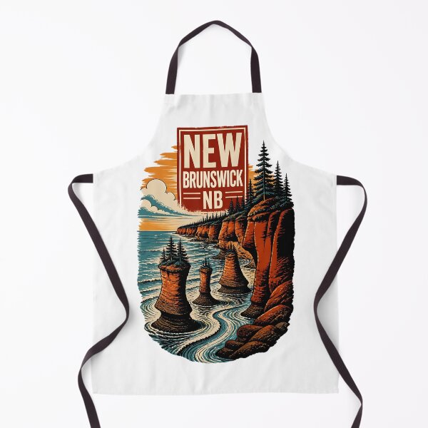 Item preview, New Brunswick Canada Vintage Travel Tourism Souvenir designed and sold by TravelersGems.