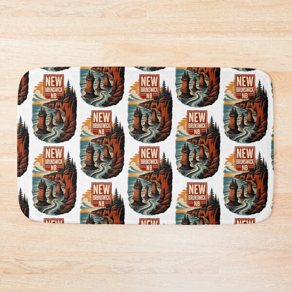 Item preview, New Brunswick Canada Vintage Travel Tourism Souvenir designed and sold by TravelersGems.