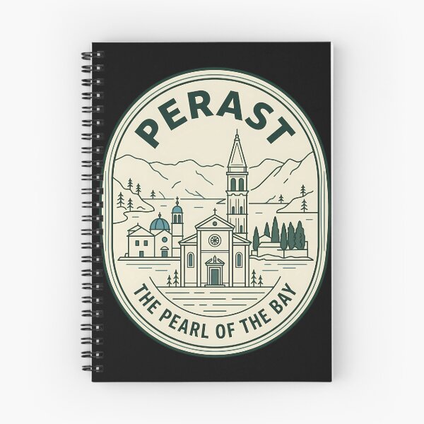 Item preview, Perast Montenegro Pearl Bay Vintage Travel Emblem designed and sold by k3rstman1.
