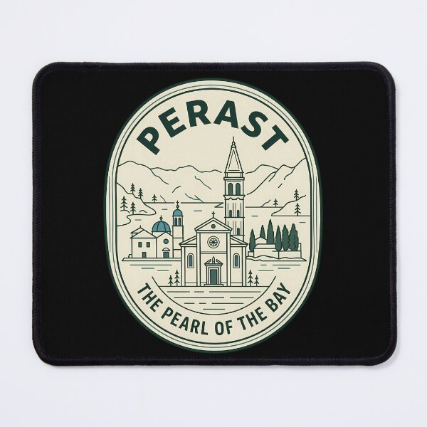 Item preview, Perast Montenegro Pearl Bay Vintage Travel Emblem designed and sold by k3rstman1.
