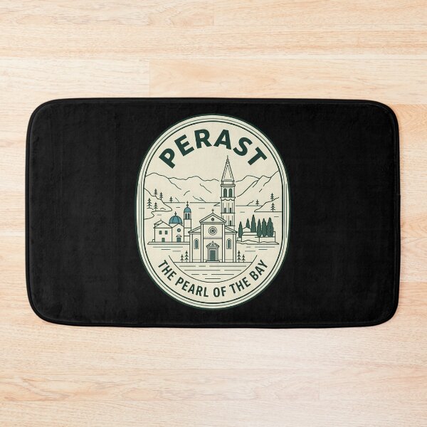 Item preview, Perast Montenegro Pearl Bay Vintage Travel Emblem designed and sold by k3rstman1.