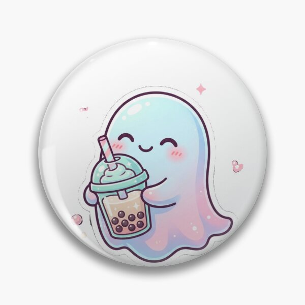 Item preview, Cute ghost bubble sticker  designed and sold by Trendykunnu.