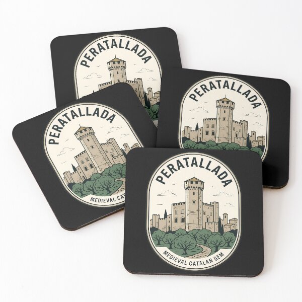 Item preview, Peratallada Medieval Catalan Gem Vintage Travel Emblem designed and sold by k3rstman1.