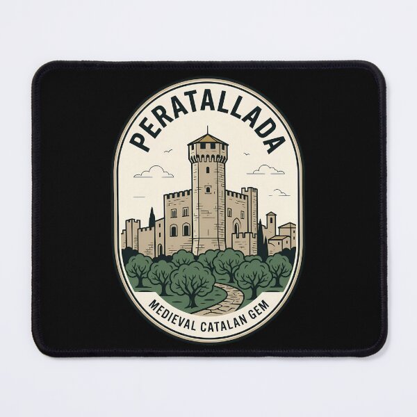 Item preview, Peratallada Medieval Catalan Gem Vintage Travel Emblem designed and sold by k3rstman1.