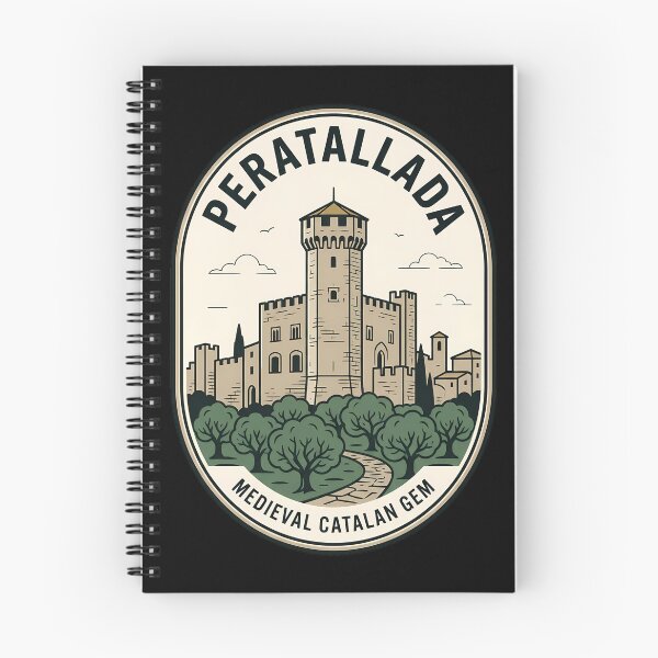 Item preview, Peratallada Medieval Catalan Gem Vintage Travel Emblem designed and sold by k3rstman1.