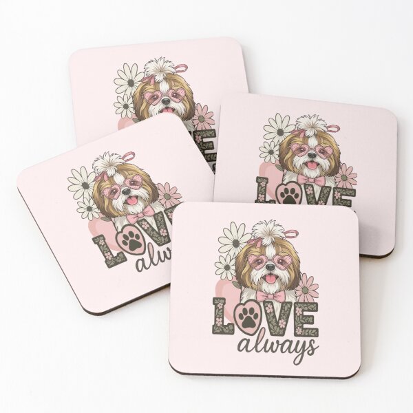 Item preview, Feeling Pawsome Shih Tzu | Cute Shih Tzu Dog Lover Gift | Kawaii Puppy Illustration designed and sold by PawsAndPallette .