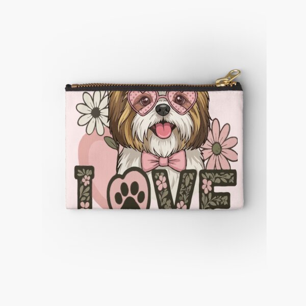 Item preview, Feeling Pawsome Shih Tzu | Cute Shih Tzu Dog Lover Gift | Kawaii Puppy Illustration designed and sold by PawsAndPallette .