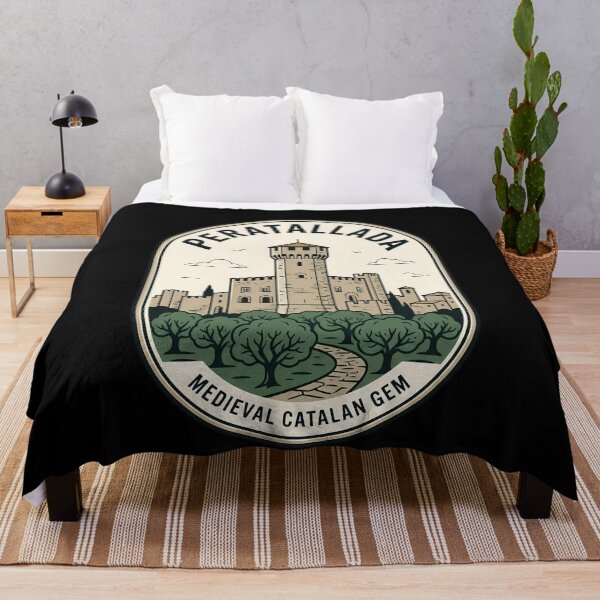 Item preview, Peratallada Medieval Catalan Gem Vintage Travel Emblem designed and sold by k3rstman1.