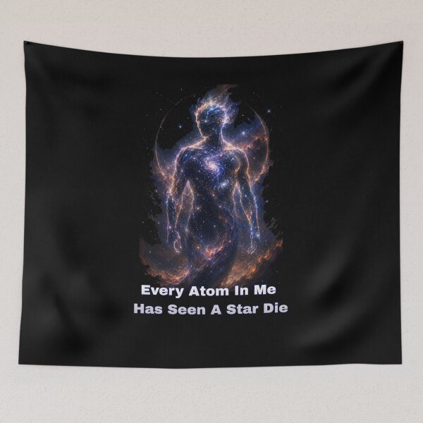 Item preview, Every Atom In Me Has Seen A Star Die - Cosmic Nebula Body Space Aesthetic designed and sold by GLITCH & SOUL.