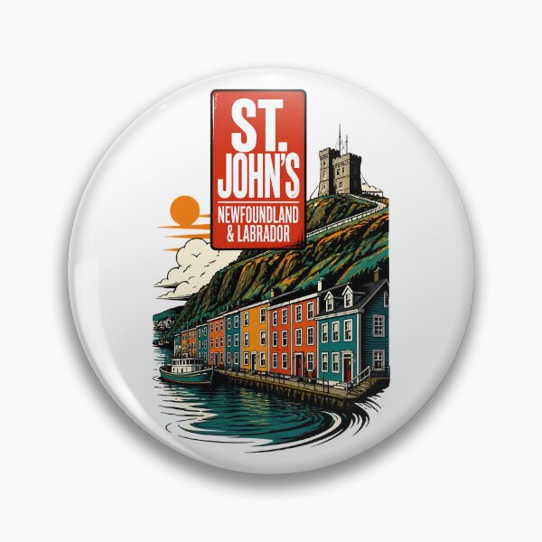 Item preview, St. John's, Newfoundland and Labrador Canada Vintage Travel Tourism Souvenir designed and sold by TravelersGems.