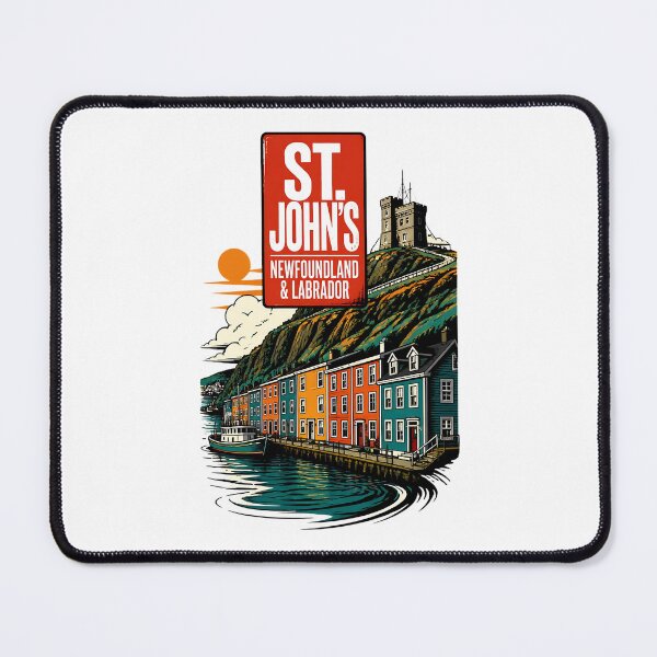 Item preview, St. John's, Newfoundland and Labrador Canada Vintage Travel Tourism Souvenir designed and sold by TravelersGems.