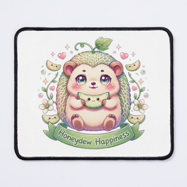 Item preview, Honeydew Happiness Kawaii Hedgehog T-Shirt – Cute Melon Animal Sticker Gift for Kawaii Lovers, Cozy Girls & Cottagecore Fan designed and sold by GemBob Creations.