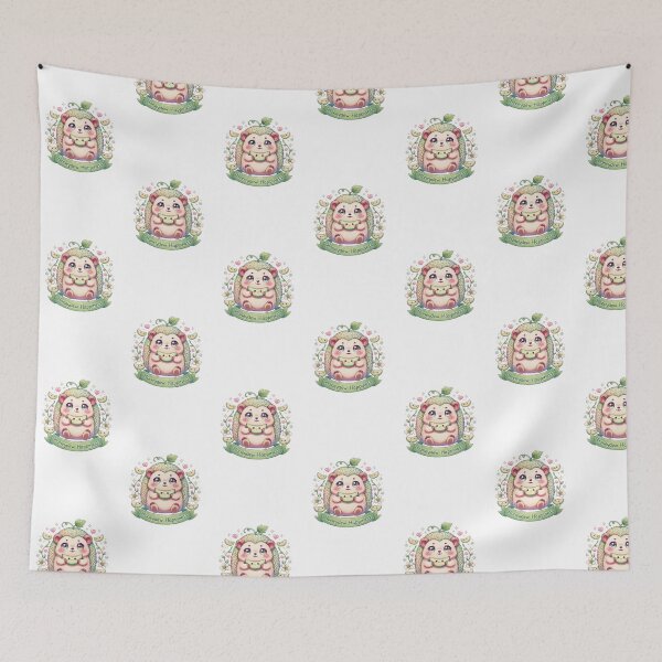 Item preview, Honeydew Happiness Kawaii Hedgehog T-Shirt – Cute Melon Animal Sticker Gift for Kawaii Lovers, Cozy Girls & Cottagecore Fan designed and sold by GemBob Creations.