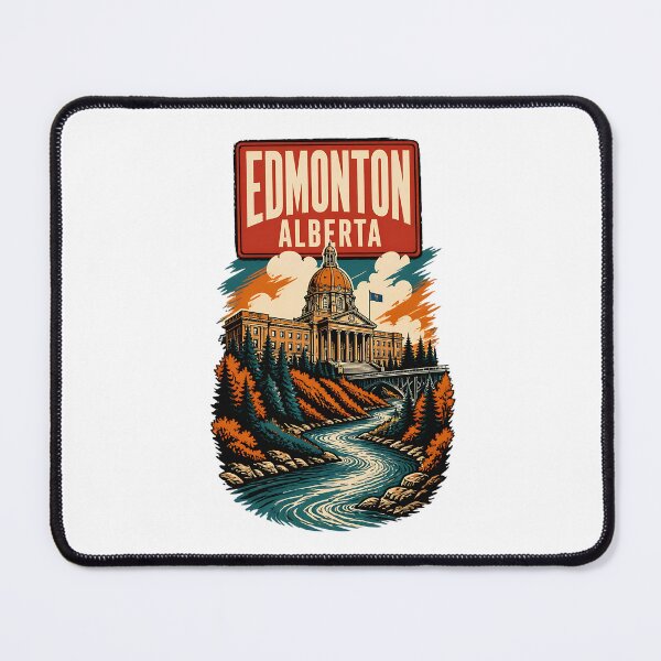 Item preview, Edmonton, Alberta Canada Vintage Travel Tourism Souvenir designed and sold by TravelersGems.