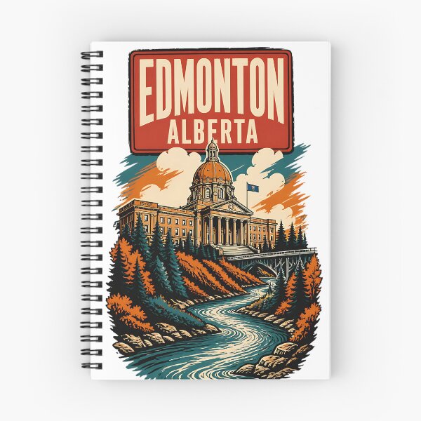 Item preview, Edmonton, Alberta Canada Vintage Travel Tourism Souvenir designed and sold by TravelersGems.