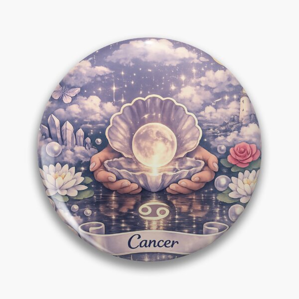 Item preview, Dreamcore Cancer Zodiac Shirt – Lunar Seashell of Emotion and Intuition designed and sold by Shadowframe Studios.