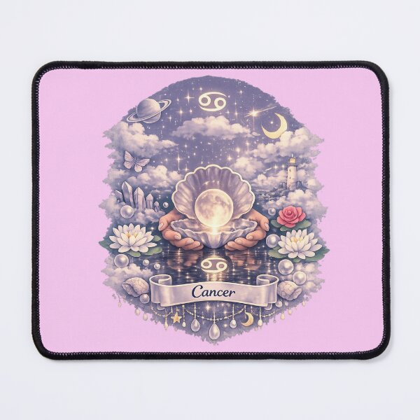 Item preview, Dreamcore Cancer Zodiac Shirt – Lunar Seashell of Emotion and Intuition designed and sold by Shadowframe Studios.