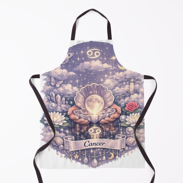 Item preview, Dreamcore Cancer Zodiac Shirt – Lunar Seashell of Emotion and Intuition designed and sold by Shadowframe Studios.