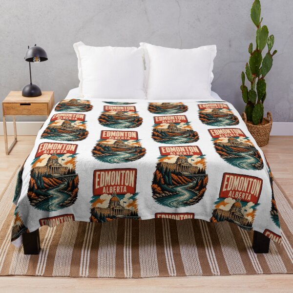 Item preview, Edmonton, Alberta Canada Vintage Travel Tourism Souvenir designed and sold by TravelersGems.