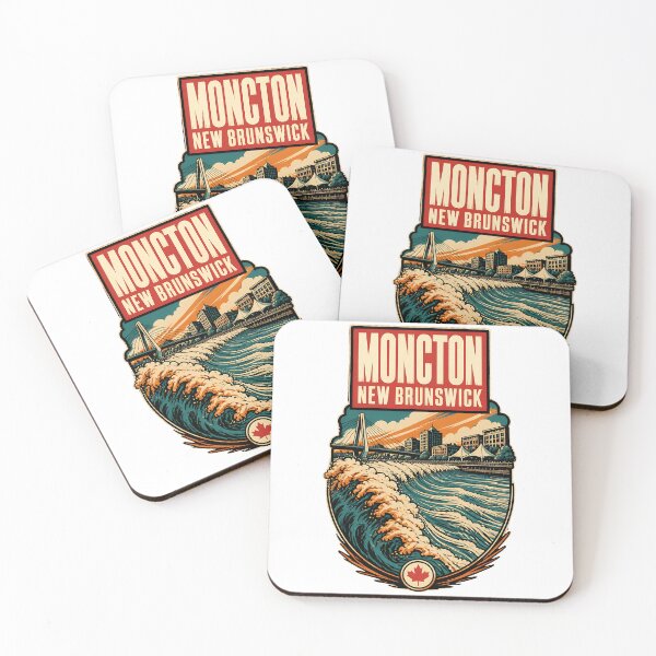 Item preview, Moncton, New Brunswick Canada Vintage Travel Tourism Souvenir designed and sold by TravelersGems.