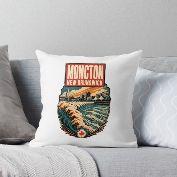 Item preview, Moncton, New Brunswick Canada Vintage Travel Tourism Souvenir designed and sold by TravelersGems.