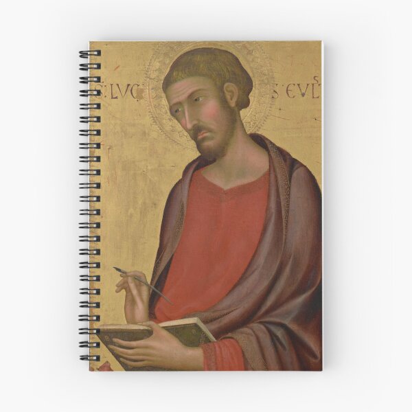 Item preview, Saint Luke Gothic Icon Art Print for Christian Collectors designed and sold by RickE.