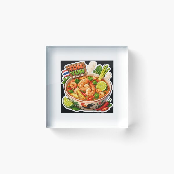 Item preview, Tom Yum Soup Sticker | Spicy Thai Food | Thailand Street Food` designed and sold by Chinnibujji.