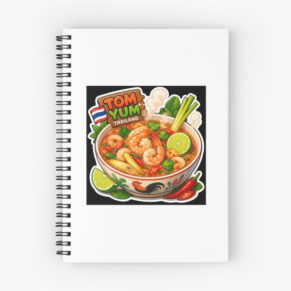 Item preview, Tom Yum Soup Sticker | Spicy Thai Food | Thailand Street Food` designed and sold by Chinnibujji.