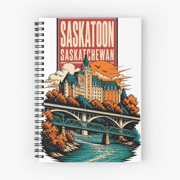 Item preview, Saskatoon, Saskatchewan Canada Vintage Travel Tourism Souvenir designed and sold by TravelersGems.