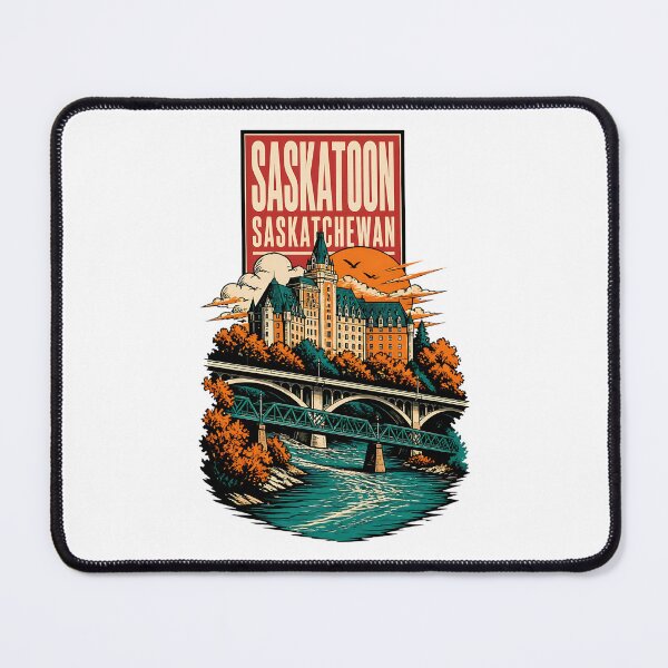 Item preview, Saskatoon, Saskatchewan Canada Vintage Travel Tourism Souvenir designed and sold by TravelersGems.