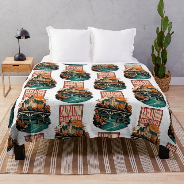 Item preview, Saskatoon, Saskatchewan Canada Vintage Travel Tourism Souvenir designed and sold by TravelersGems.