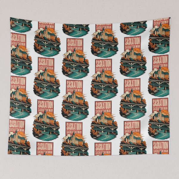 Item preview, Saskatoon, Saskatchewan Canada Vintage Travel Tourism Souvenir designed and sold by TravelersGems.