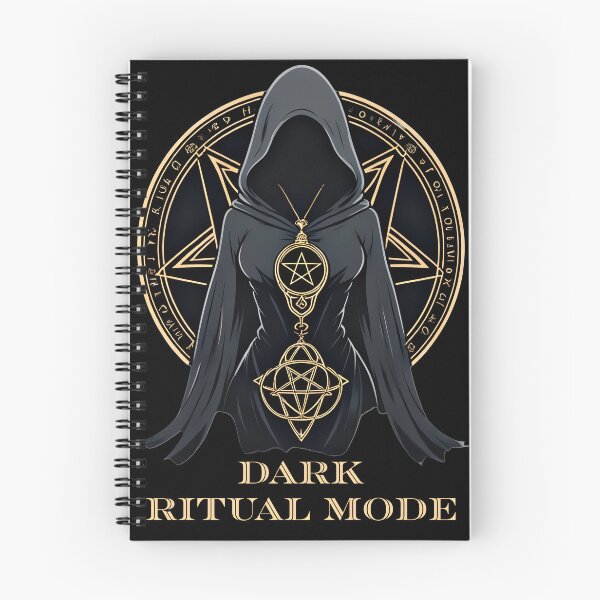 Item preview, Dark Ritual Mode Hooded Rune Occult Anime designed and sold by Neer arts.