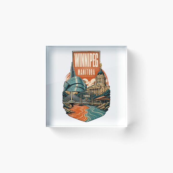 Item preview, Winnipeg, Manitoba Canada Vintage Travel Tourism Souvenir designed and sold by TravelersGems.