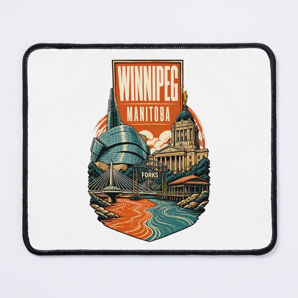 Item preview, Winnipeg, Manitoba Canada Vintage Travel Tourism Souvenir designed and sold by TravelersGems.