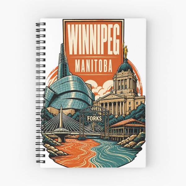Item preview, Winnipeg, Manitoba Canada Vintage Travel Tourism Souvenir designed and sold by TravelersGems.