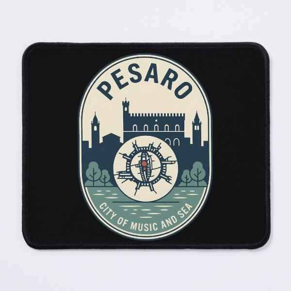 Item preview, Pesaro Italy City of Music Vintage Travel Emblem designed and sold by k3rstman1.