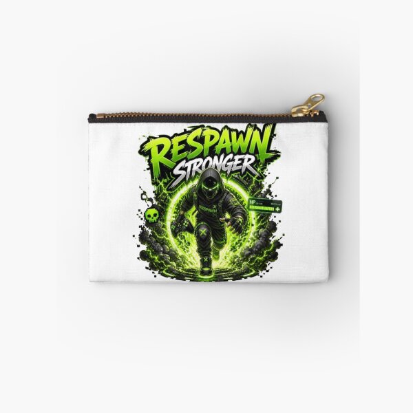 Item preview, RESPAWN STRONGER Gaming Sticker | Neon Esports Gamer Design designed and sold by Stylestickers55.