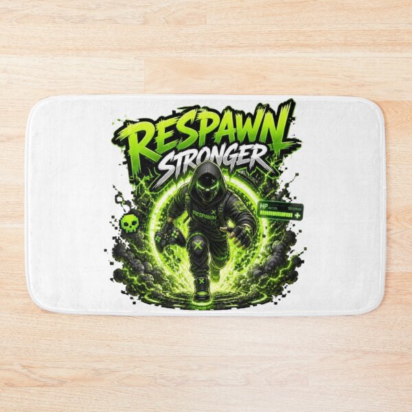 Item preview, RESPAWN STRONGER Gaming Sticker | Neon Esports Gamer Design designed and sold by Stylestickers55.