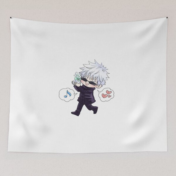 Item preview, Happy White Haired Sorcerer Walking with Sweets Box designed and sold by JohnnyFive8.