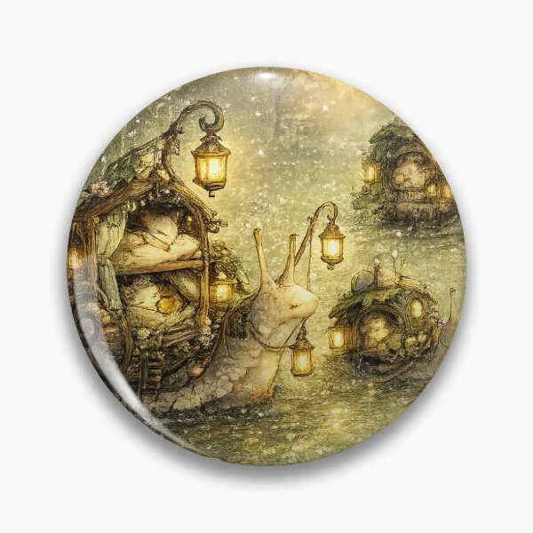 Item preview, Glowing Hobbit Village Sticker designed and sold by InkPixell.