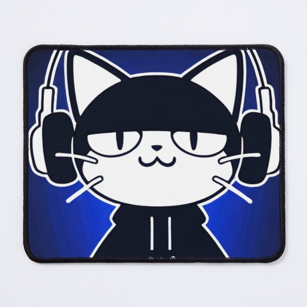 Item preview, Cat - Black DJ Turntables Headphones designed and sold by World-Pets.